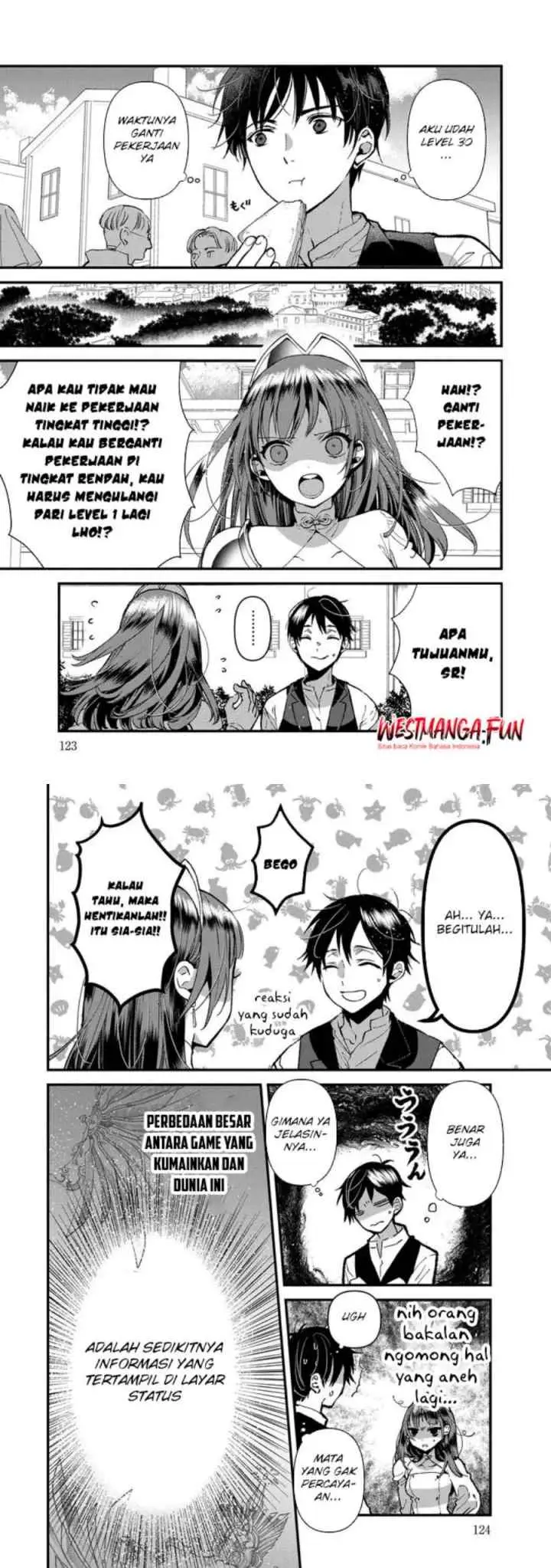 Ore, Yuusha janai desu kara. - VR Sekai no Chouten ni Kunrin Seshi Otoko. Tenseishi, Level 1 no Mushoku kara Restart suru chapter 4 halaman 4