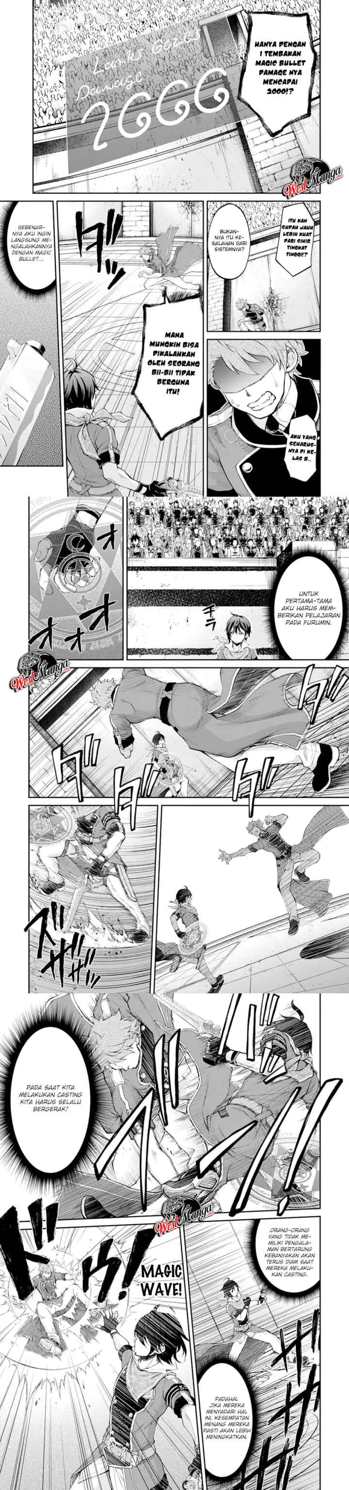 Saisoku Musou No B-Kyuu Mahou Tsukai: Ippatsu Utareru Mae Ni Senpatsu Uchikaesu! chapter 8 halaman 12