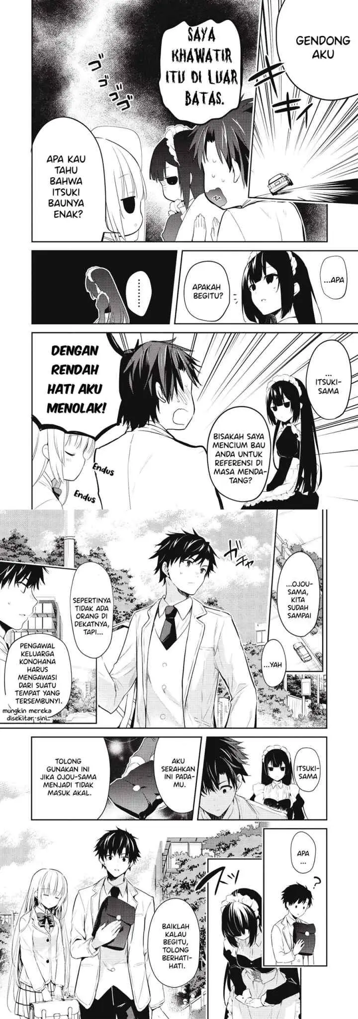 Saijo no Osewa ~Takane no Hana Darakena Meimon Kou de, Gakuin Ichi no Ojou-sama (Seikatsu Noryoku Kaimu) o Kagenagara Osewa suru Koto ni Narimashita~ chapter 3 halaman 4