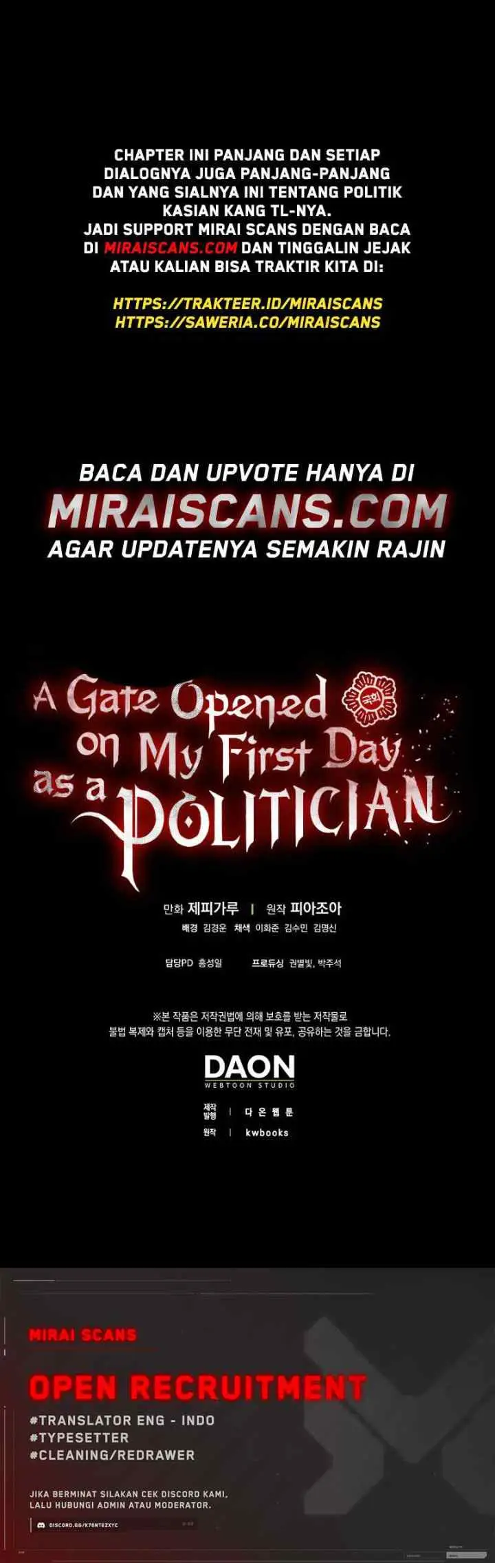 A Gate Opened On My First Day As A Politician chapter 31 halaman 18
