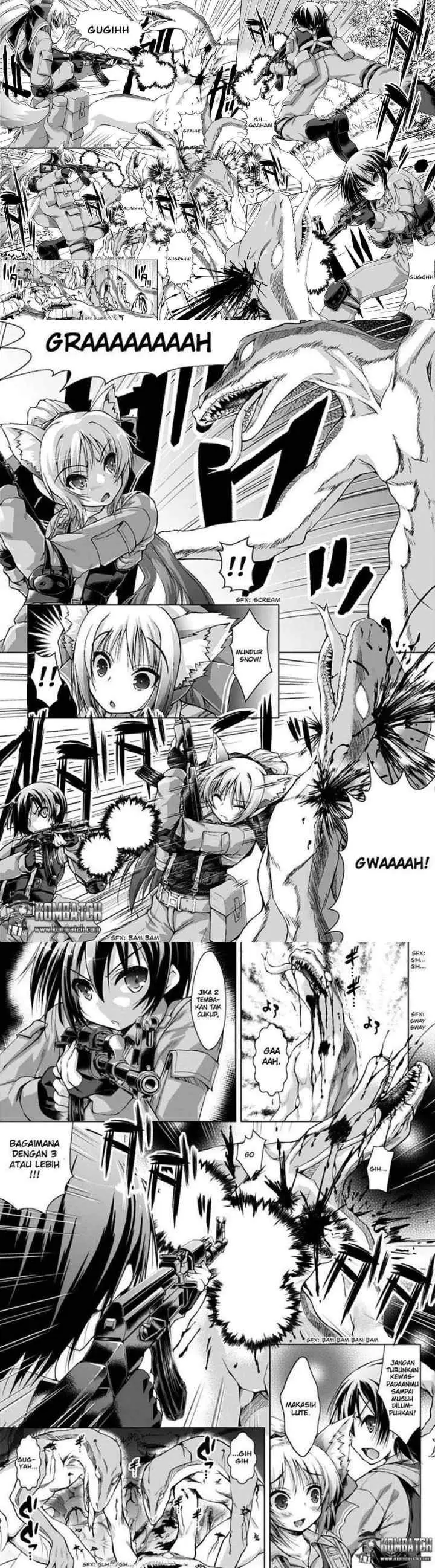 Gunota ga Mahou Sekai ni Tensei Shitara, Gendai Heiki de Guntai Harem o Tsukucchaimashita!? chapter 1 halaman 5