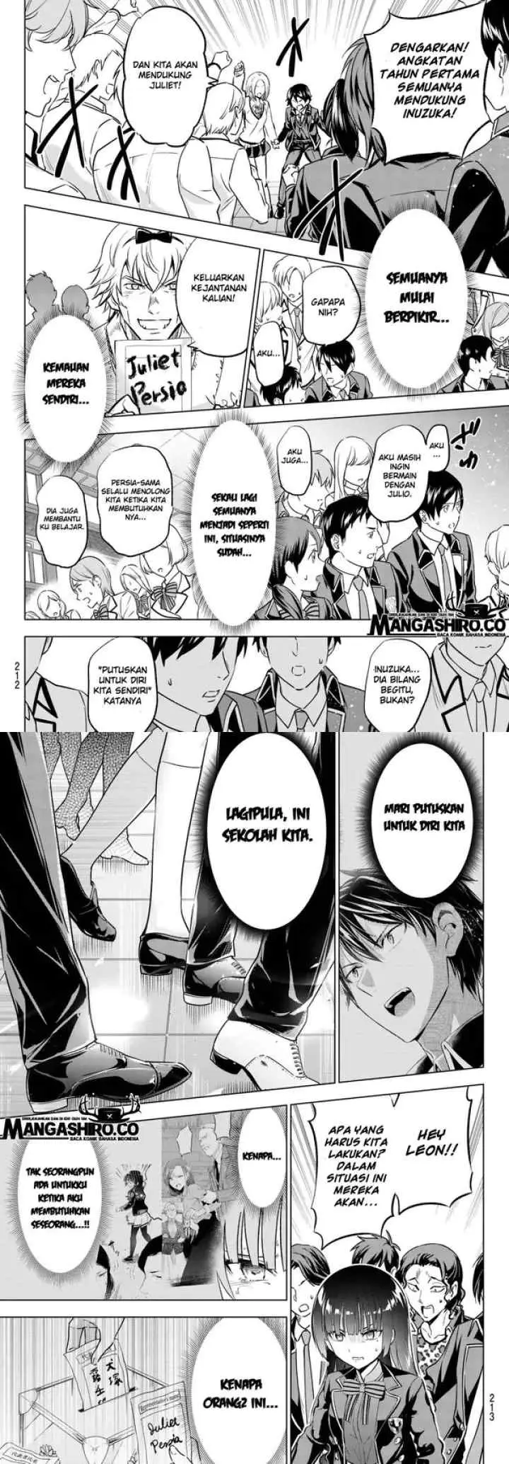 Kishuku Gakkou no Juliet chapter 89 halaman 8
