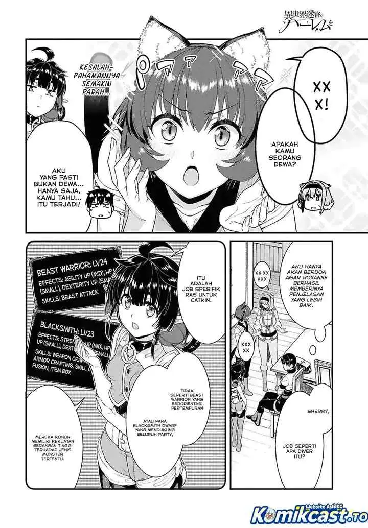 Isekai Meikyuu de Harem wo chapter 104 halaman 8