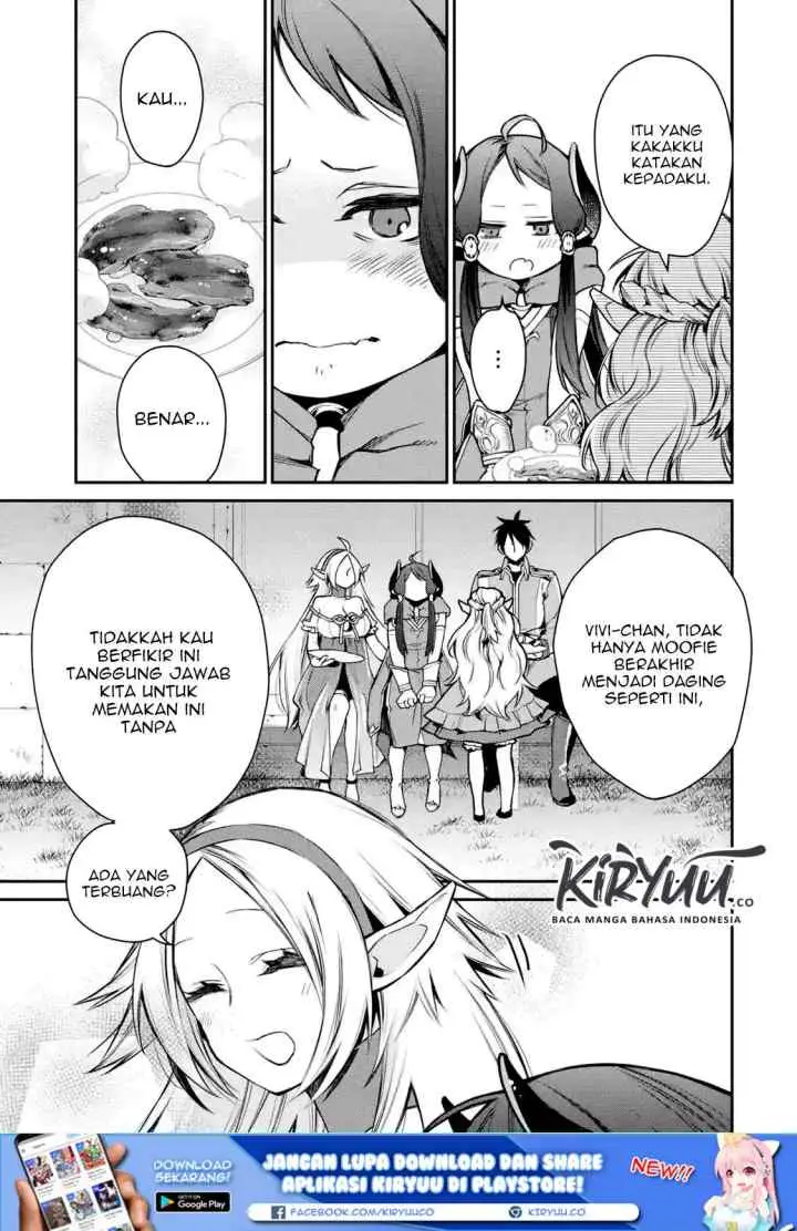 Saikyou no Madoshi. Hisa ni Ya wo Ukete Shimatta no de Inaka no Eihei ni Naru chapter 7.2 halaman 15