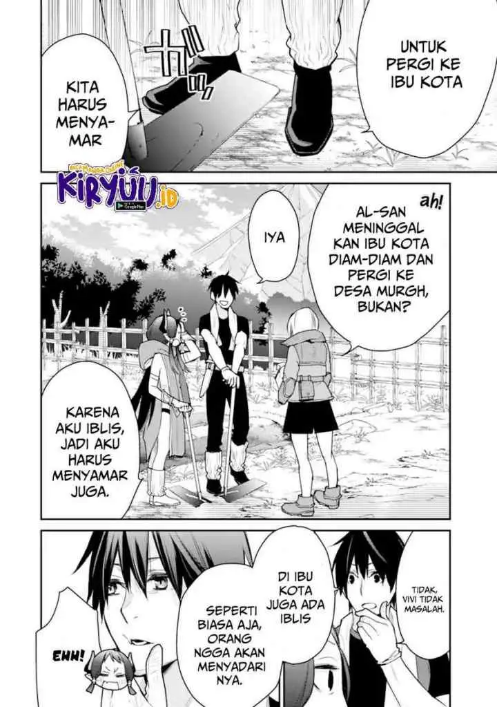 Saikyou no Madoshi. Hisa ni Ya wo Ukete Shimatta no de Inaka no Eihei ni Naru chapter 24.1 halaman 4