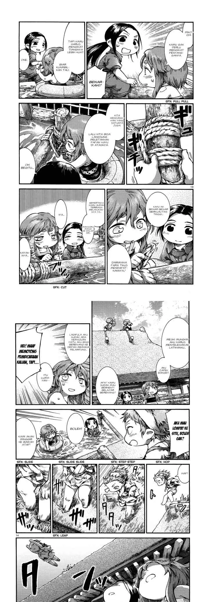 Hakumei to Mikochi chapter 40 halaman 8