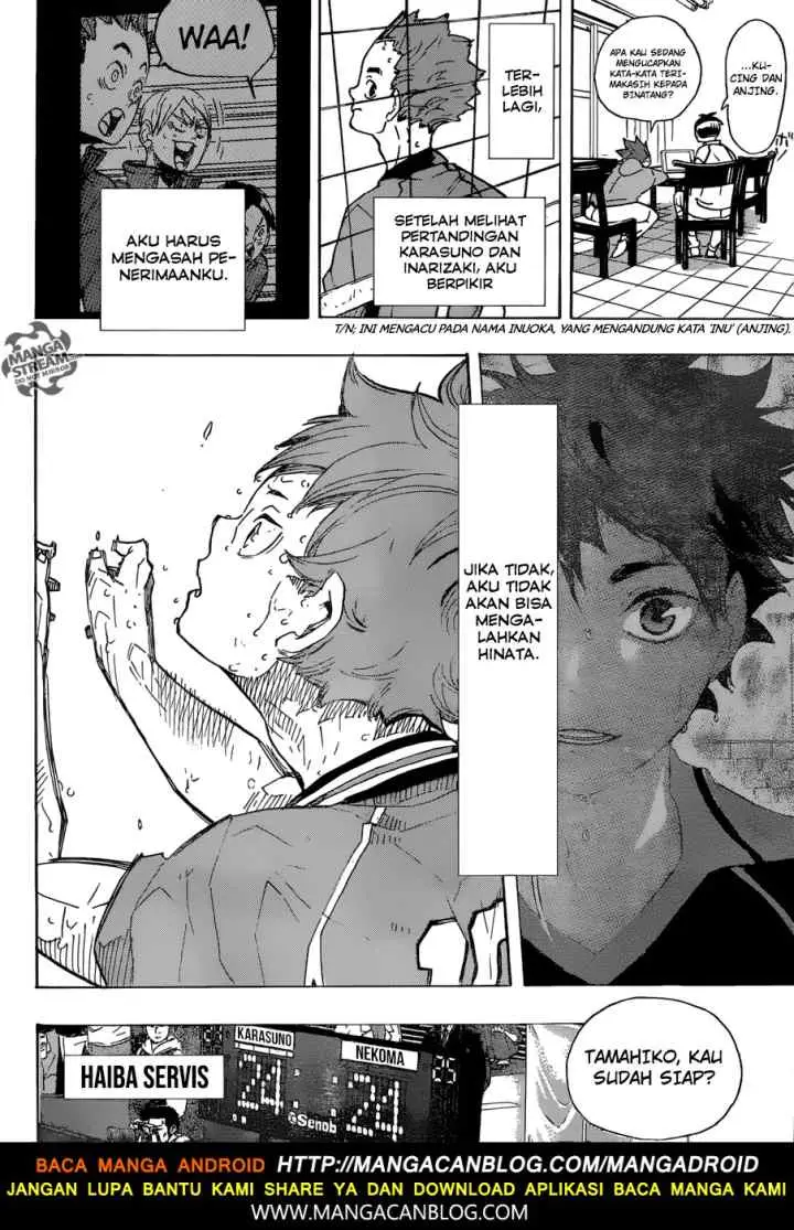 Haikyuu!! chapter 316 halaman 18