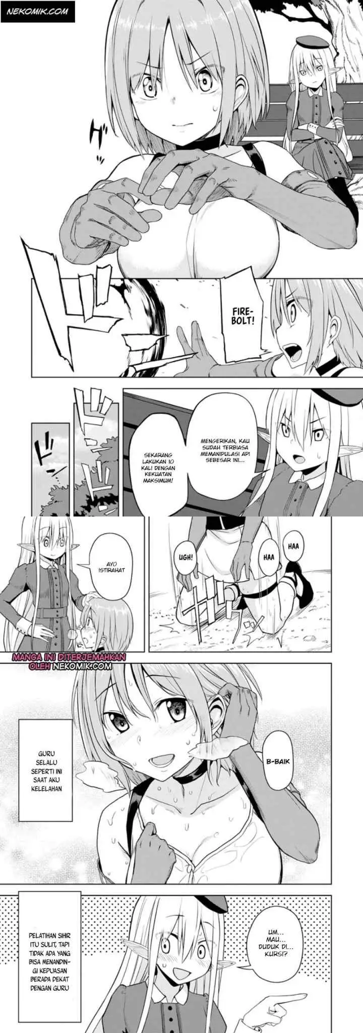 Eroi Koto Suru Tame ni Kyonyuu Bishoujo Dorei o Katta Hazu ga, Oshishou-sama to Shitawa Rete Omotta Toori ni Ikanaku Naru Hanashi chapter 5 halaman 5