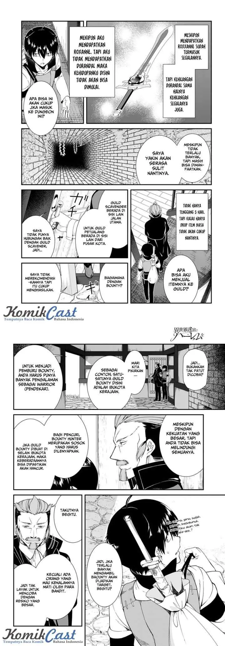 Isekai Meikyuu de Harem wo chapter 4.1 halaman 15