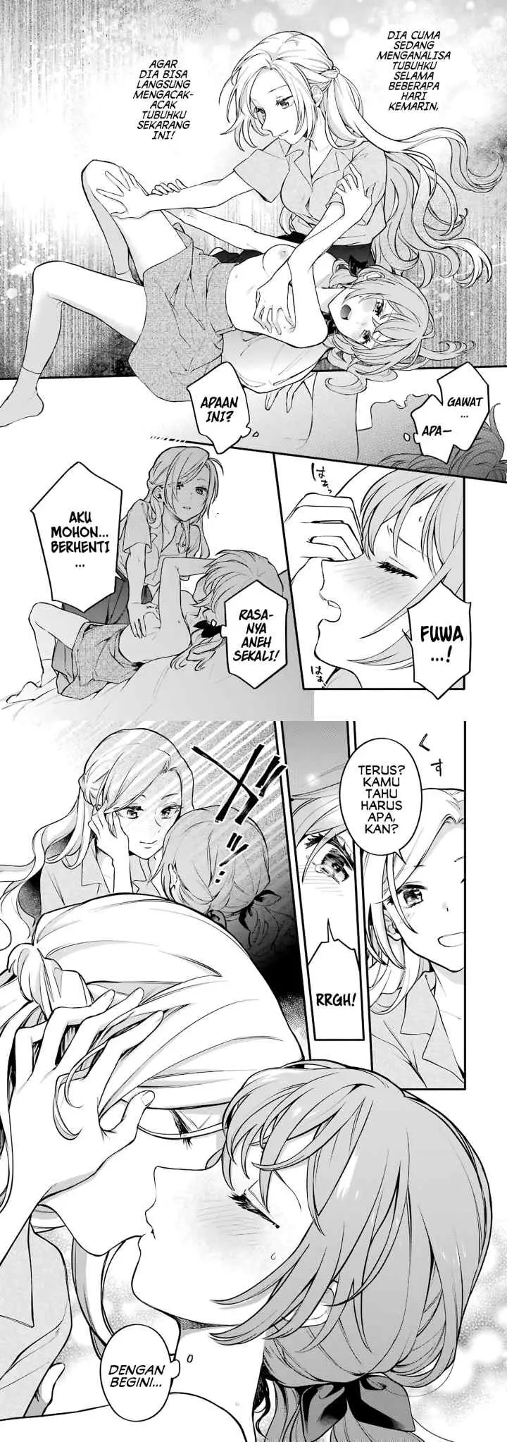 Onna Doushi to ka Arienai deshou to Iiharu Onna no ko wo, Hyakunichi kan de Tetteiteki ni Otosu Yuri no Ohanashi chapter 4 halaman 4