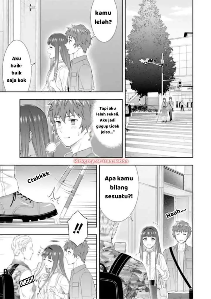 Toumei na Yoru ni Kakeru-kun to, Me ni Mienai Koi wo Shita chapter 4.1 halaman 9