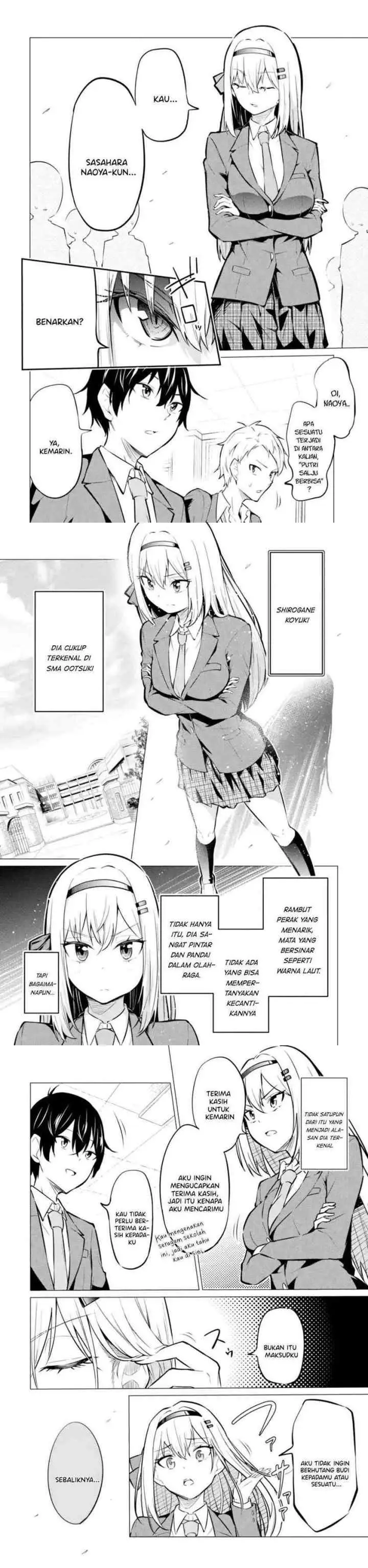 Yatarato Sasshi no Ii Ore wa, Dokuzetsu Kuudere Bishoujo no Chiisana Dere mo Minogasazu ni Guigui Iku chapter 1 halaman 9