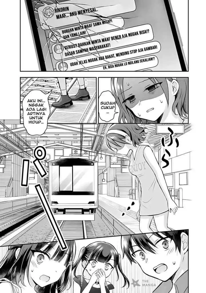 Tonari no Seki no Inkya Joshi ga Oshi Utaite Datta - Ore no Kyoku wo Uttatekure! chapter 13.1 halaman 12