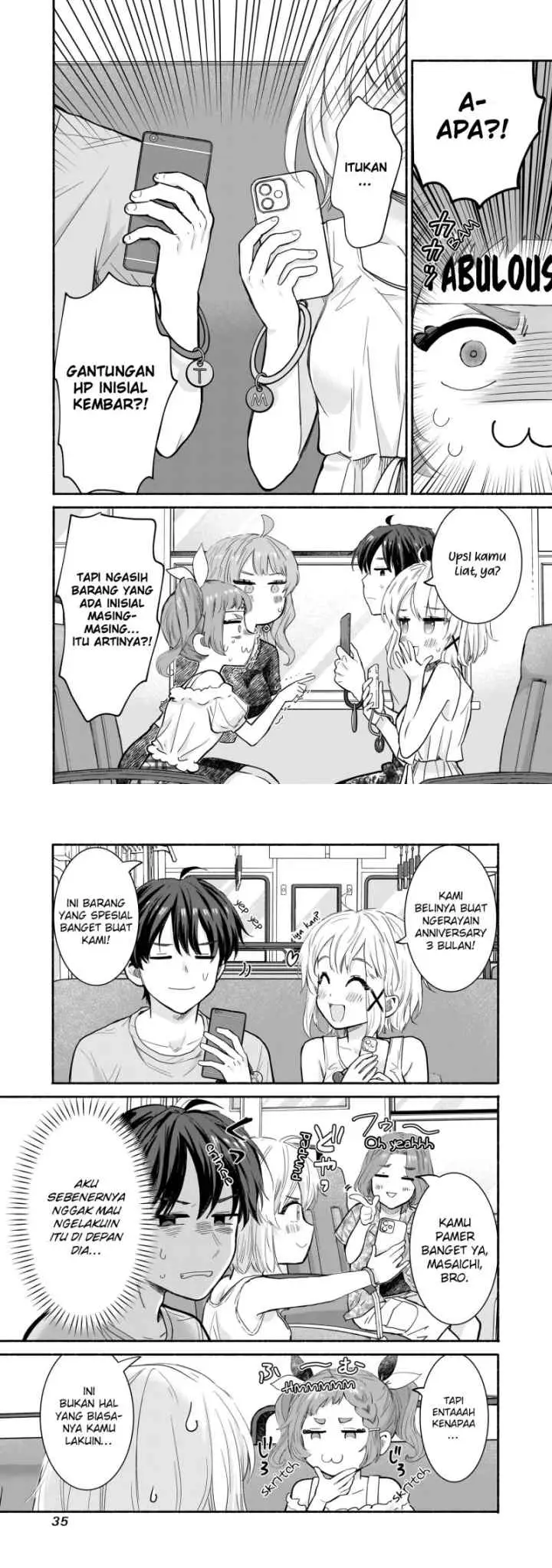 Nee, Mou Isso Tsukiacchau? Osananajimi no Bishoujo ni Tanomarete, Camo Kareshi Hajimemashita chapter 25 halaman 7