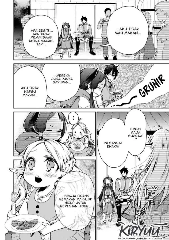 Saikyou no Madoshi. Hisa ni Ya wo Ukete Shimatta no de Inaka no Eihei ni Naru chapter 7.2 halaman 14