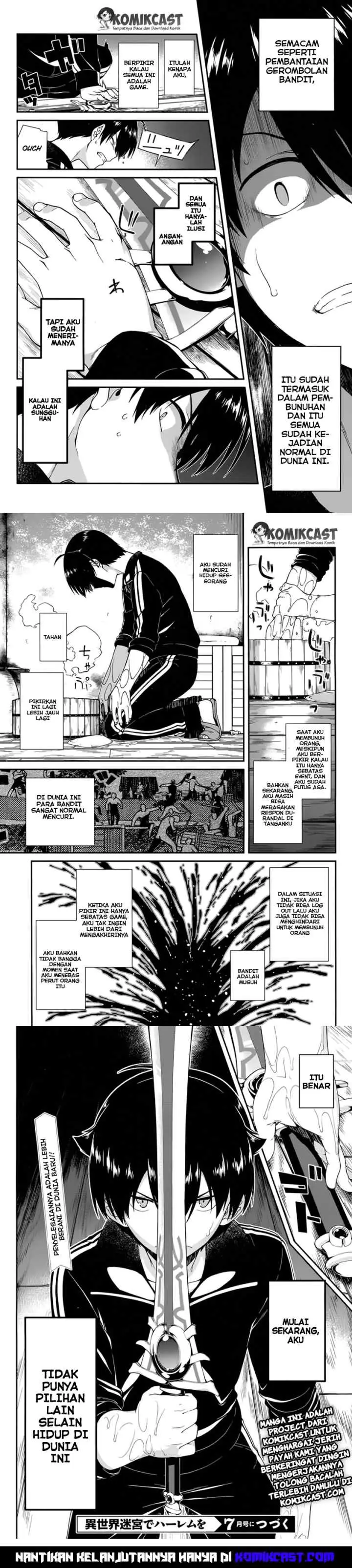 Isekai Meikyuu de Harem wo chapter 1 halaman 14