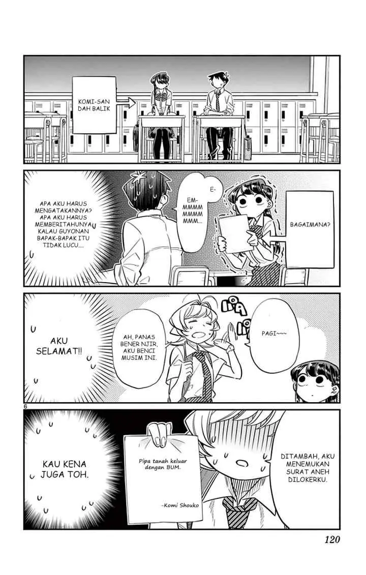 Komi-san wa Komyushou Desu chapter 29 halaman 6
