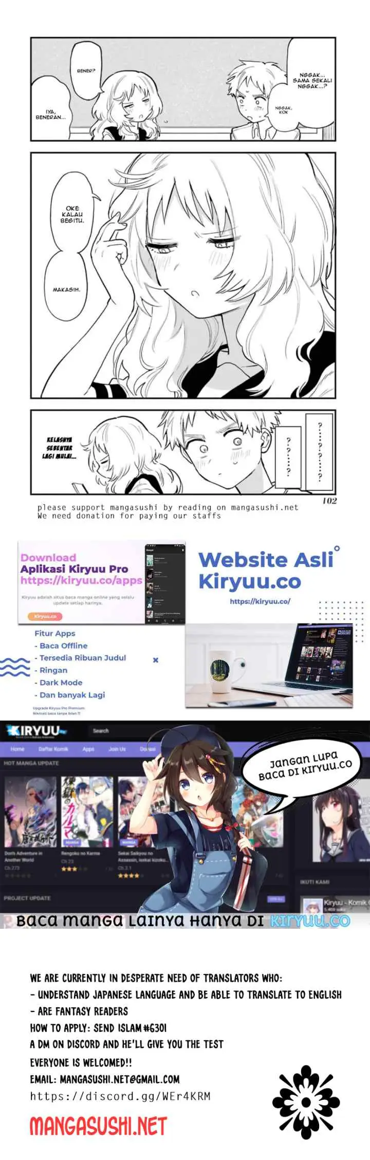 Sukinako ga Megane wo Wasureta chapter 36 halaman 4