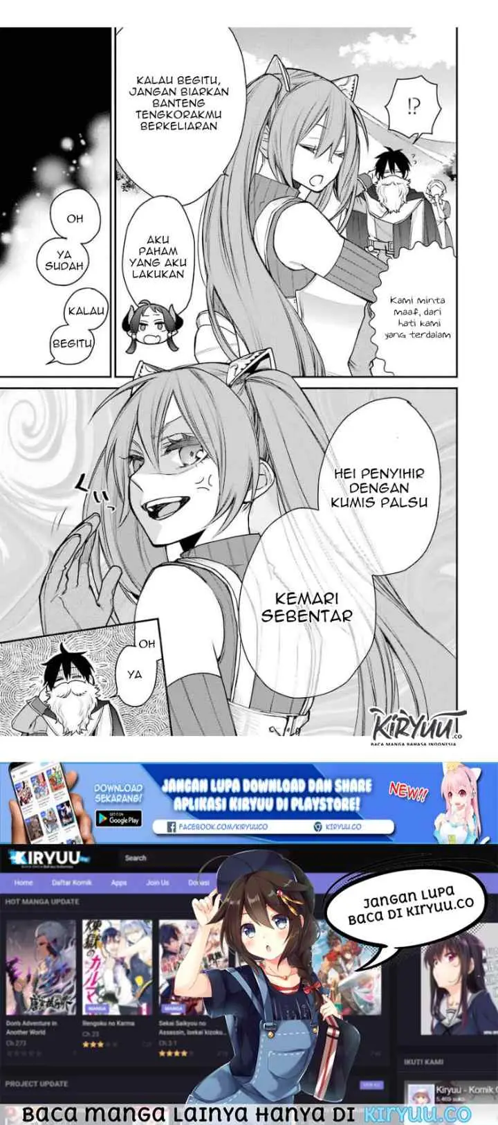 Saikyou no Madoshi. Hisa ni Ya wo Ukete Shimatta no de Inaka no Eihei ni Naru chapter 14.2 halaman 13