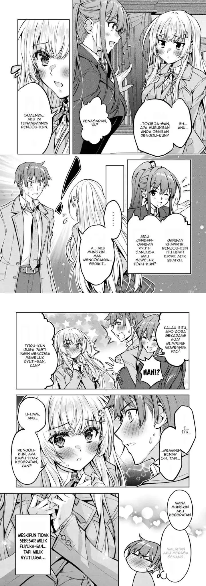 Tsundere Hokuou Bishoujo no Classmate ga, Kon'yakusha ni Natta Totan ni Dere Ippentou ni Natte Shimatta Ken ni Tsuite chapter 4 halaman 12