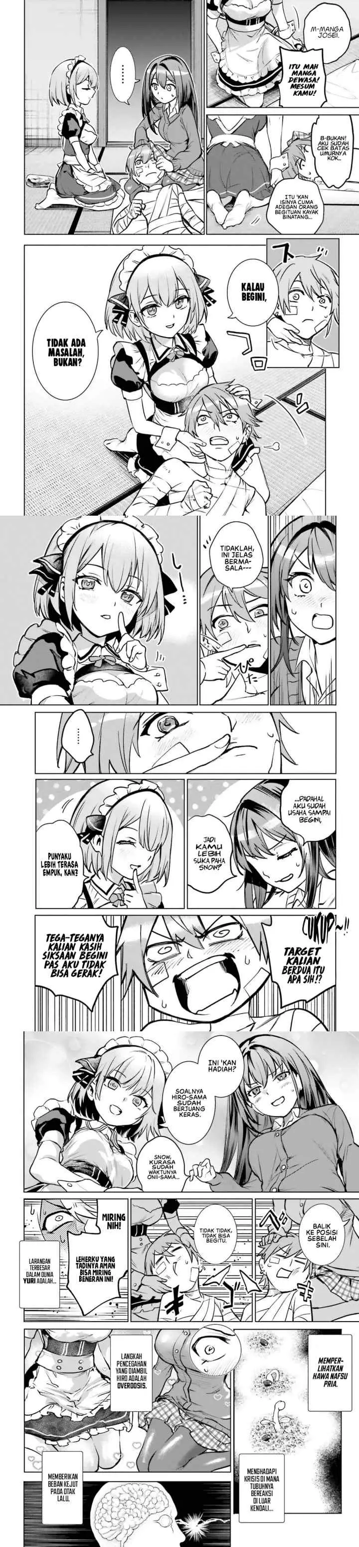 Danshi Kinsei Game Sekai de Ore ga Yarubeki Yuiitsu no Koto - Yuri no Ma ni Hasamaru Otoko to Shite Tensei shite shimaimashita chapter 11 halaman 10