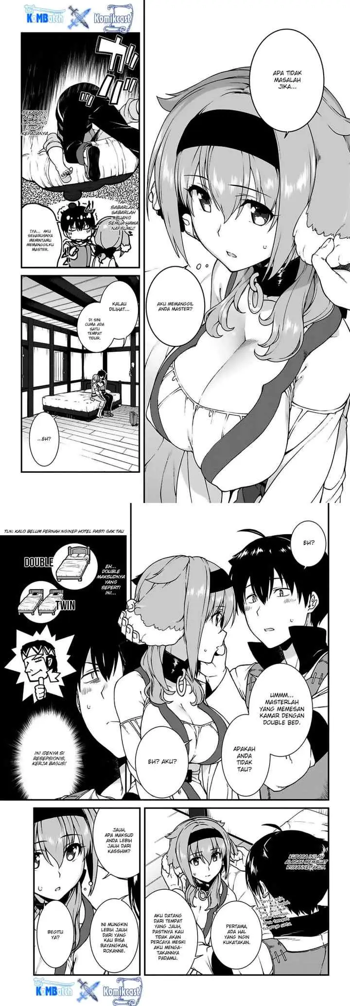 Isekai Meikyuu de Harem wo chapter 6.1 halaman 4
