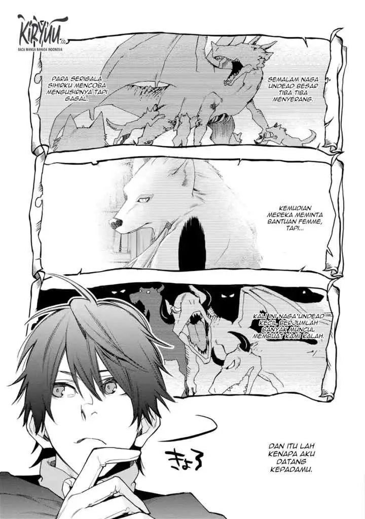 Saikyou no Madoshi. Hisa ni Ya wo Ukete Shimatta no de Inaka no Eihei ni Naru chapter 12.1 halaman 11
