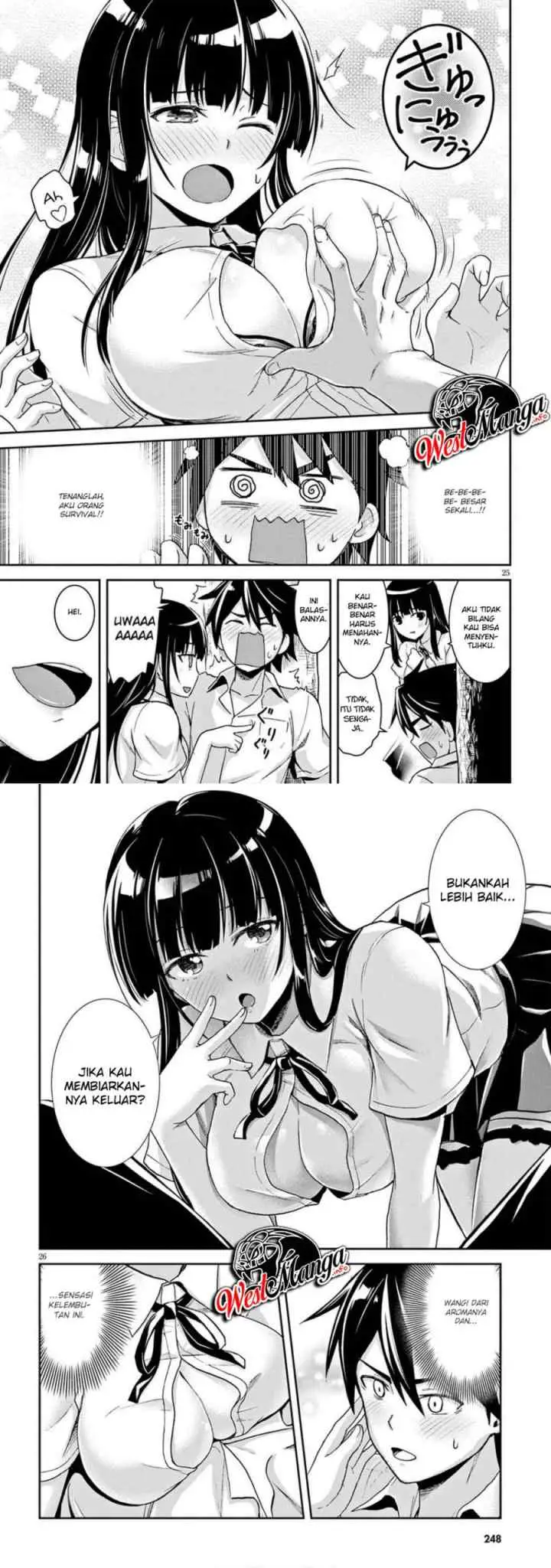Isekai Yurutto Survival Seikatsu: Gakkou no Minna to Isekai no Mujintou ni Tenishitakedo Ore Dake Rakushou desu chapter 2.2 halaman 5