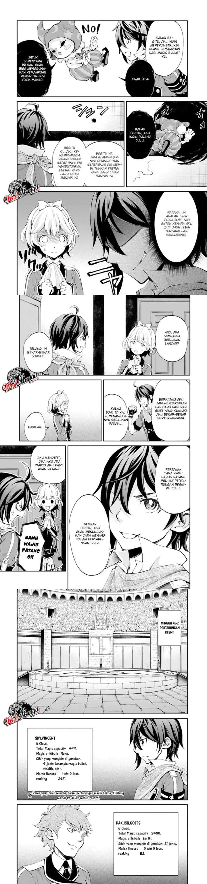 Saisoku Musou No B-Kyuu Mahou Tsukai: Ippatsu Utareru Mae Ni Senpatsu Uchikaesu! chapter 8 halaman 7
