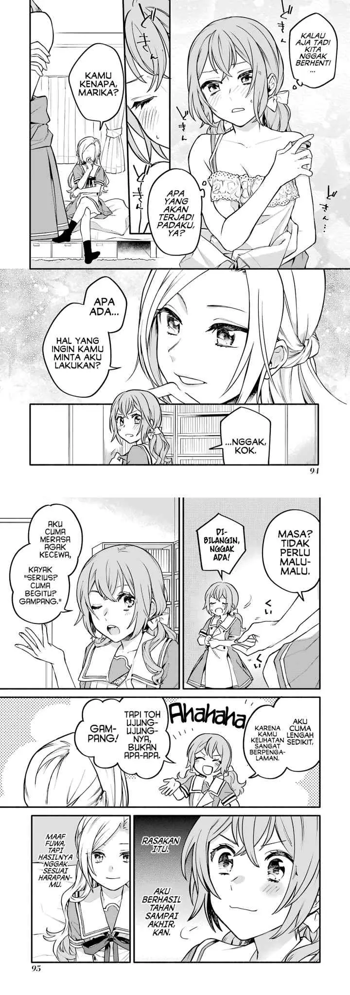 Onna Doushi to ka Arienai deshou to Iiharu Onna no ko wo, Hyakunichi kan de Tetteiteki ni Otosu Yuri no Ohanashi chapter 3 halaman 14