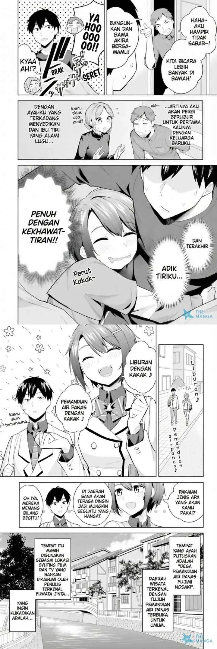 Jitsu wa Gimai (Imouto) deshita. ~Saikin de Kitagiri no Otouto no Kyorikan ga Yatara Chikaiwake~ chapter 18 halaman 4