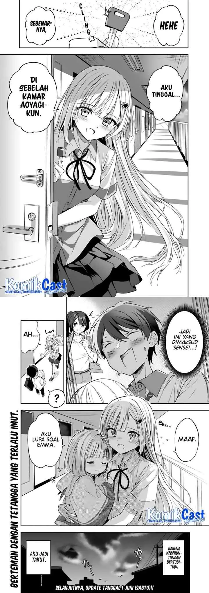 Maigo ni Natteita Youjo o Tasuketara, Otonari ni Sumu Bishoujo Ryuugakusei ga Ie ni Asobi ni Kuru You ni Natta Ken ni Tsuite chapter 2 halaman 12