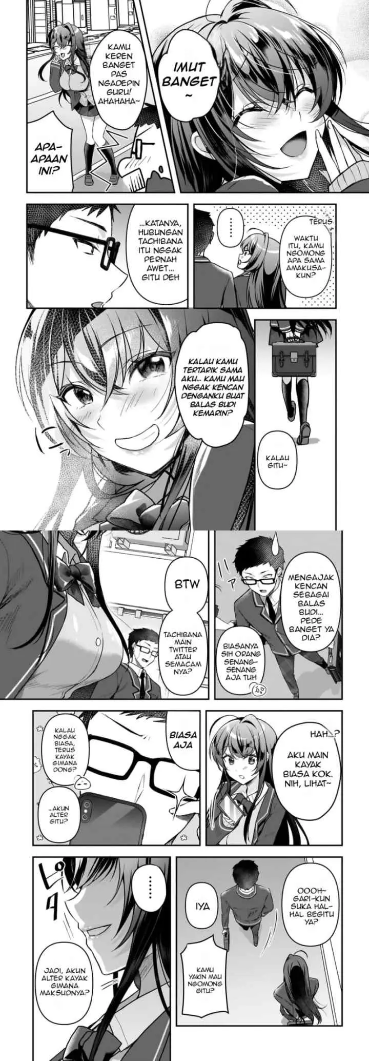Gari Tsutomu-kun to Uraaka-san - Sanzan Osewa ni Natteiru Ero-kei Uraaka Joshi no Shoutai ga Kurasu no Idol Datta Ken chapter 2 halaman 5
