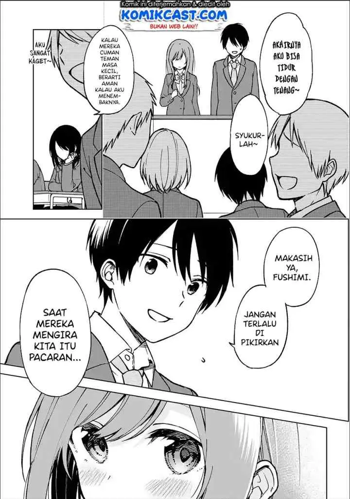 Chikan Saresou ni Natteiru S-kyuu Bishoujo wo Tasuketara Tonari no Seki no Osanajimi datta chapter 12 halaman 14