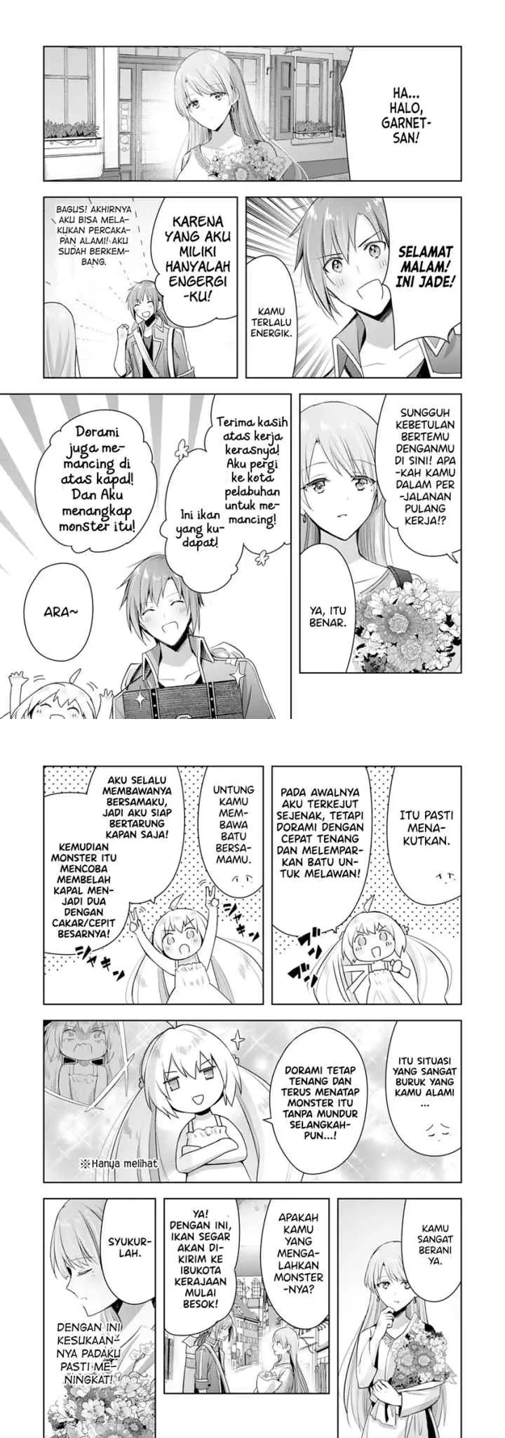 Uketsukejo ni Kokuhaku Shitakute Girudo ni Kayoitsumetara Eiyu ni Natteta chapter 6 halaman 9