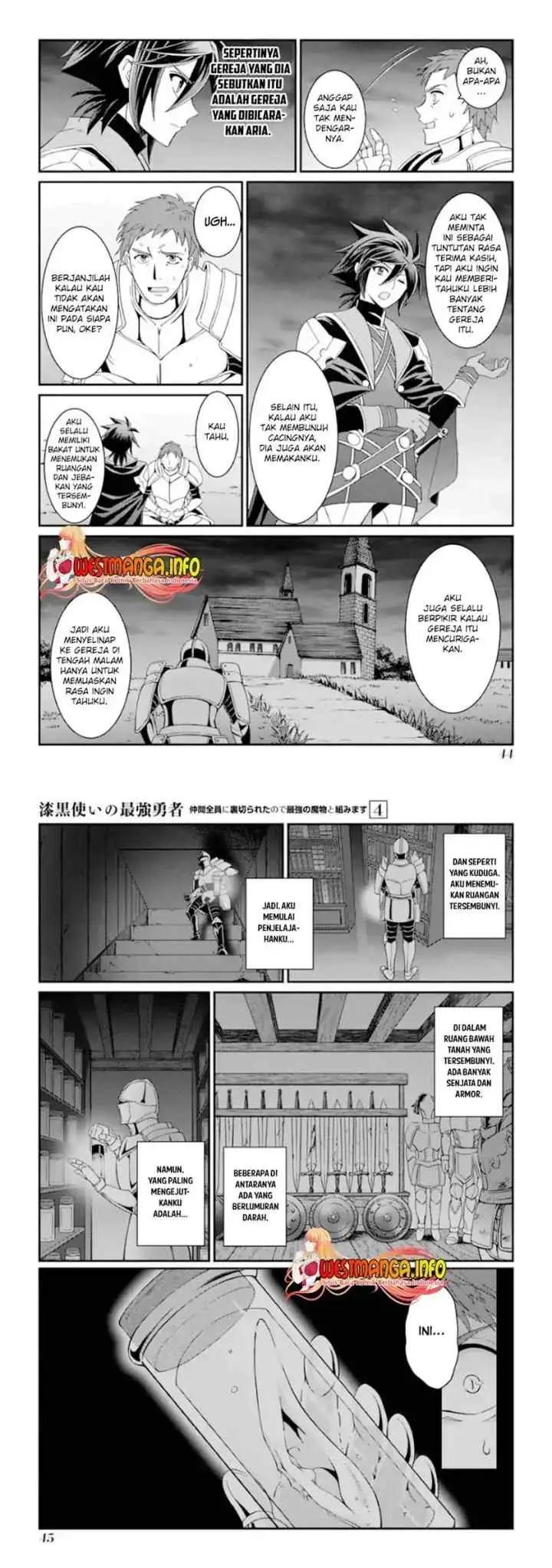 Shikkoku Tsukai no Saikyo Yusha Nakama Zen'in ni Uragira Retanode Saikyo no Mamono chapter 15 halaman 7