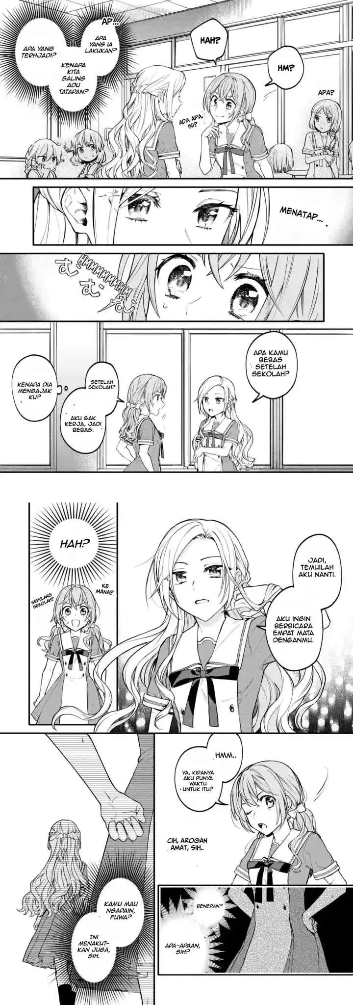Onna Doushi to ka Arienai deshou to Iiharu Onna no ko wo, Hyakunichi kan de Tetteiteki ni Otosu Yuri no Ohanashi chapter 1 halaman 8