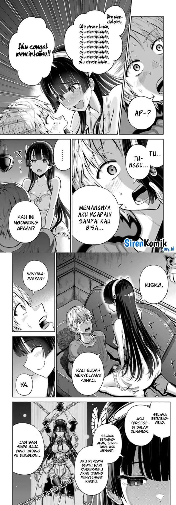 Dungeon ni Hisomu Yandere na Kanojo ni Ore wa Nando mo Korosareru chapter 5 halaman 13