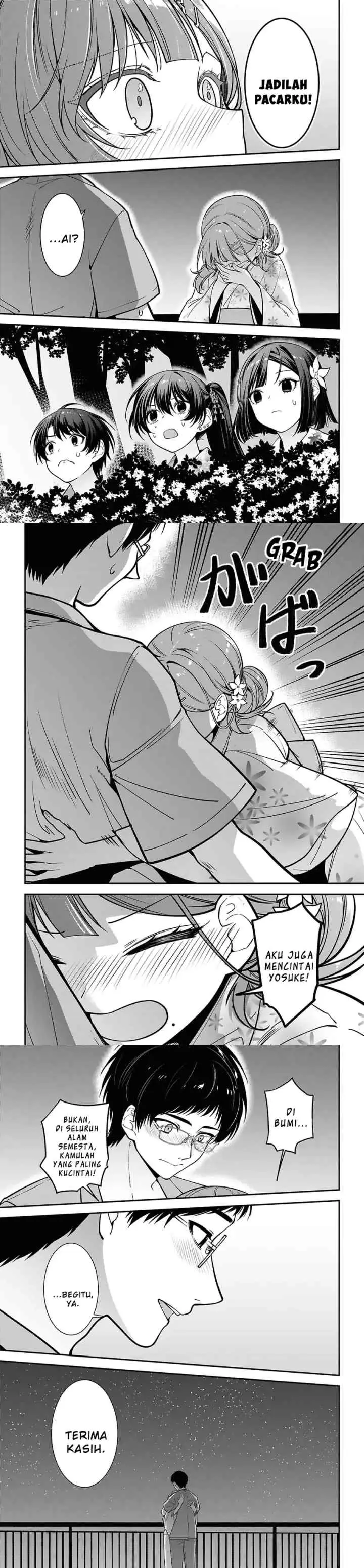 Tonari no Seki no Yankee Shimizu-san ga Kami o Kuroku Sometekita chapter 16 halaman 9