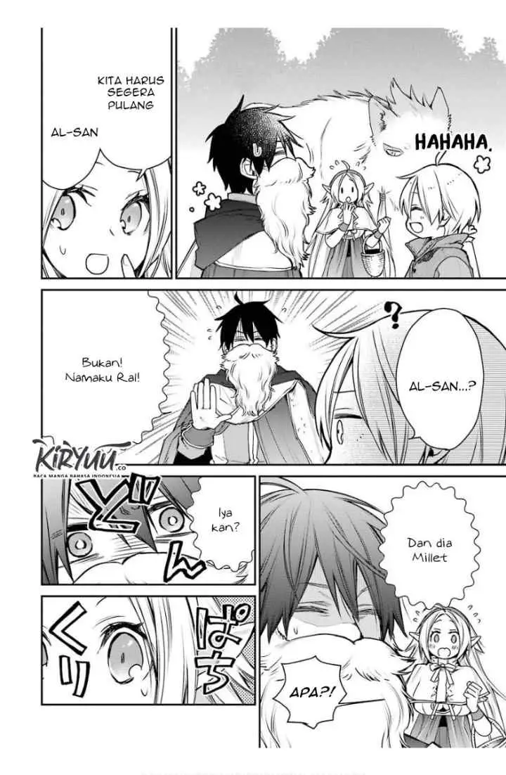 Saikyou no Madoshi. Hisa ni Ya wo Ukete Shimatta no de Inaka no Eihei ni Naru chapter 14.1 halaman 6