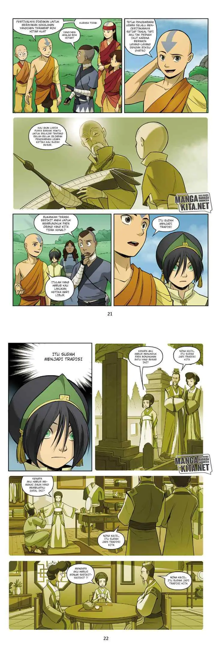 Avatar: The Last Airbender - The Rift chapter 1.1 halaman 12