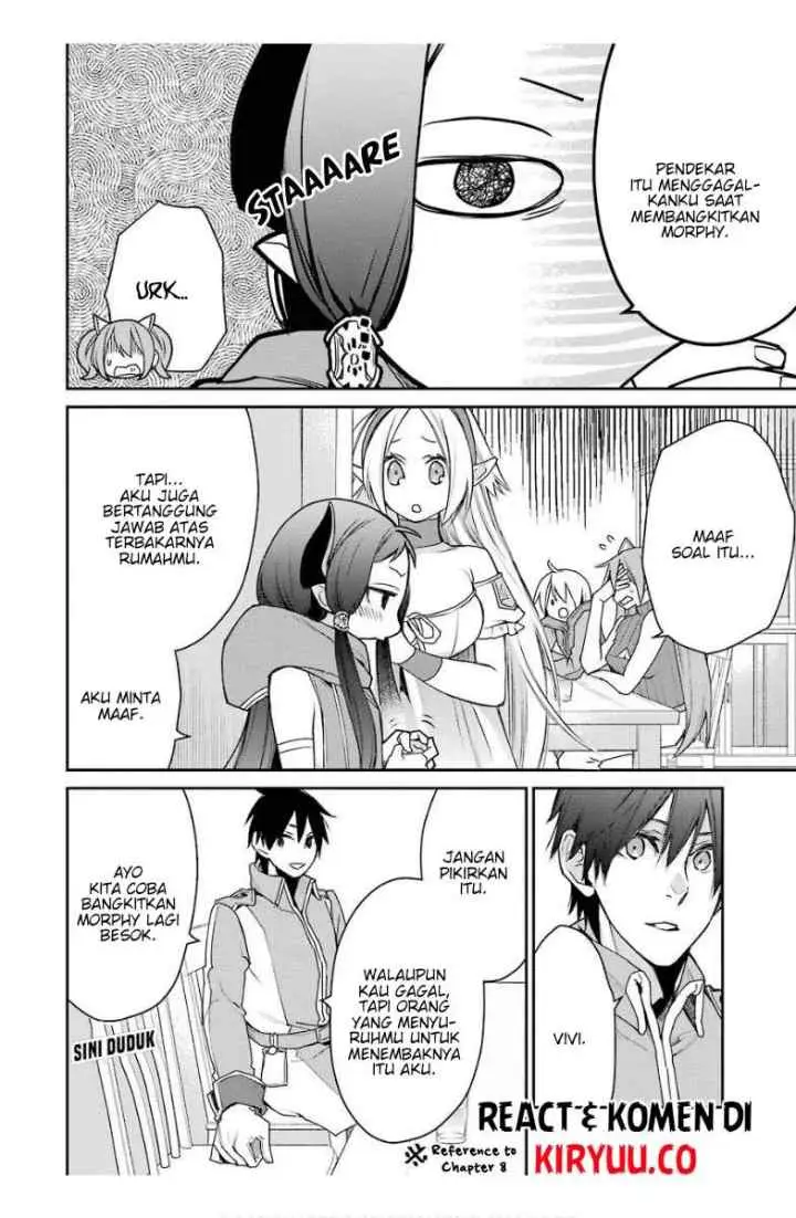 Saikyou no Madoshi. Hisa ni Ya wo Ukete Shimatta no de Inaka no Eihei ni Naru chapter 15.1 halaman 11