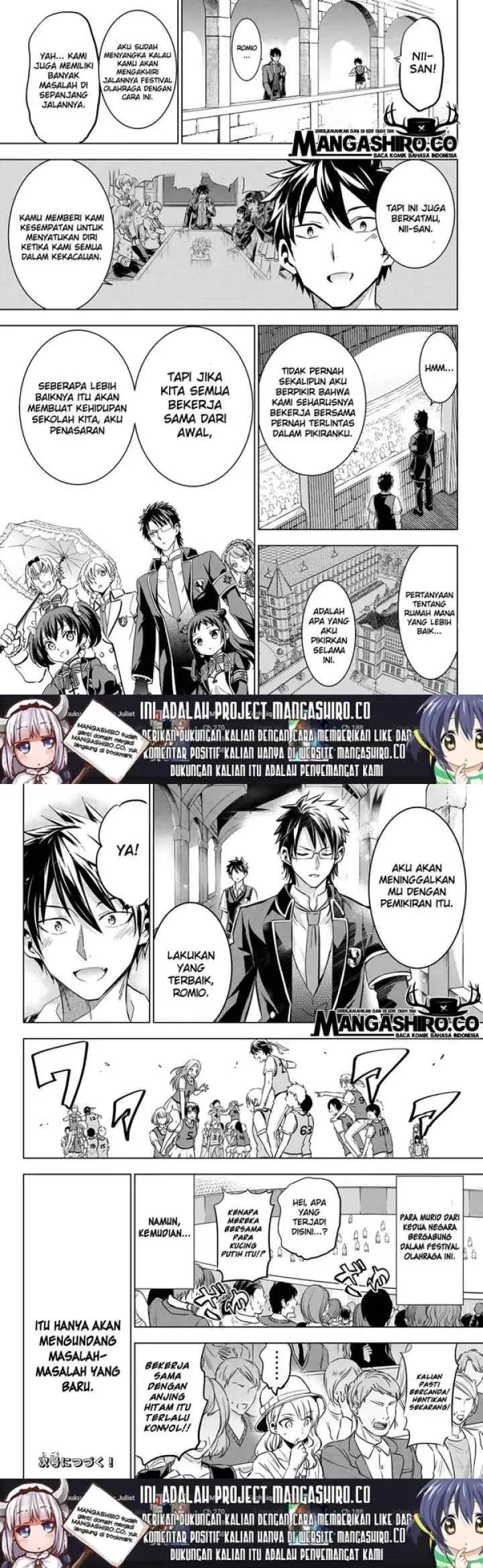 Kishuku Gakkou no Juliet chapter 96 halaman 11