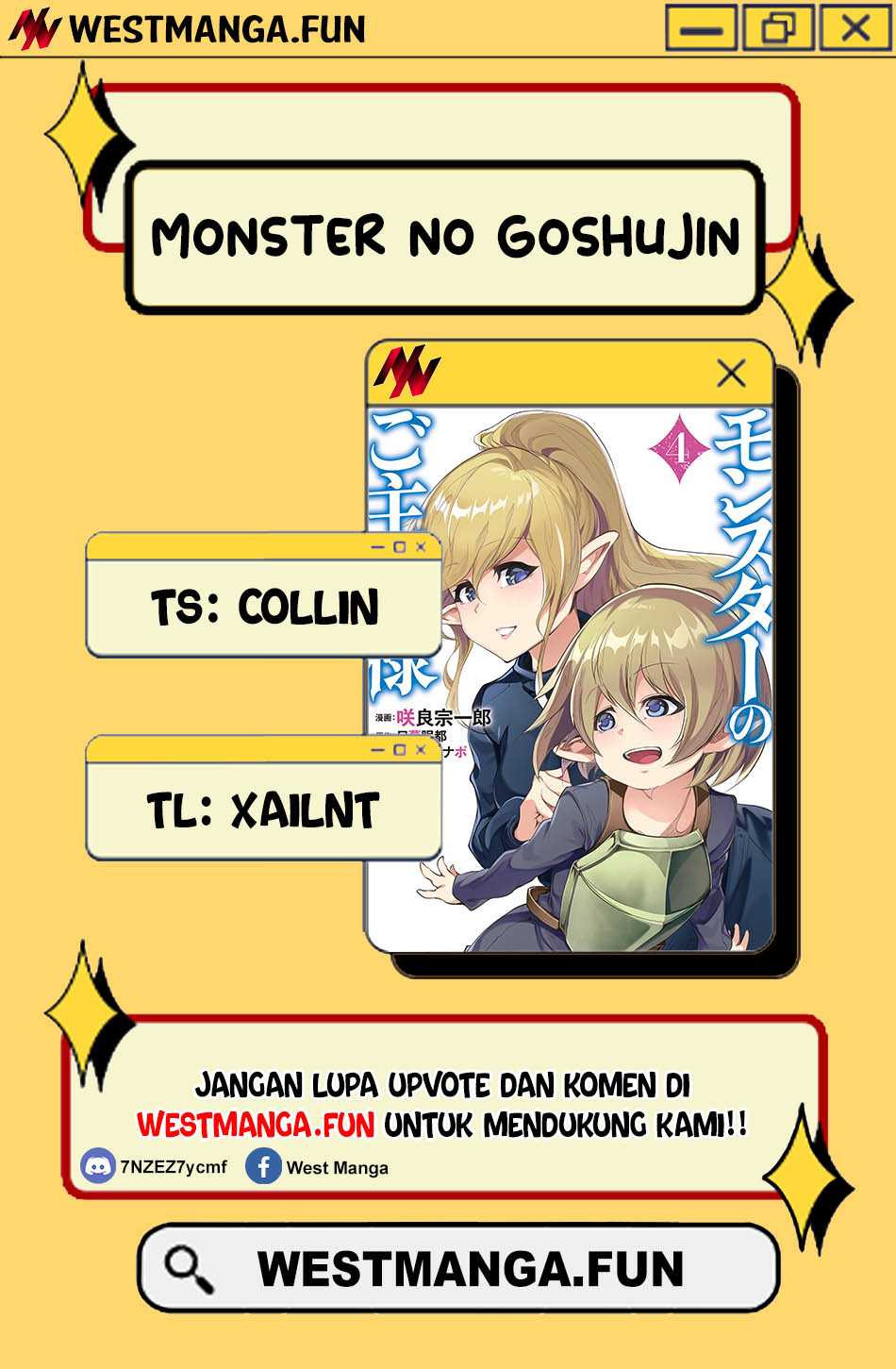 Monster no Goshujin-sama chapter 71 halaman 4