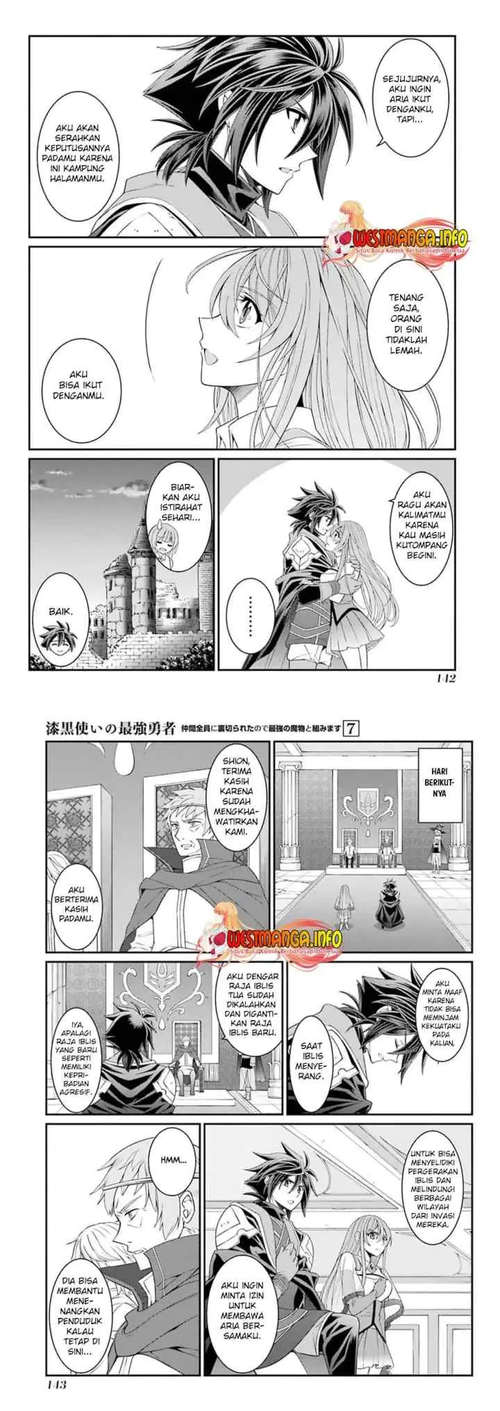 Shikkoku Tsukai no Saikyo Yusha Nakama Zen'in ni Uragira Retanode Saikyo no Mamono chapter 36 halaman 8