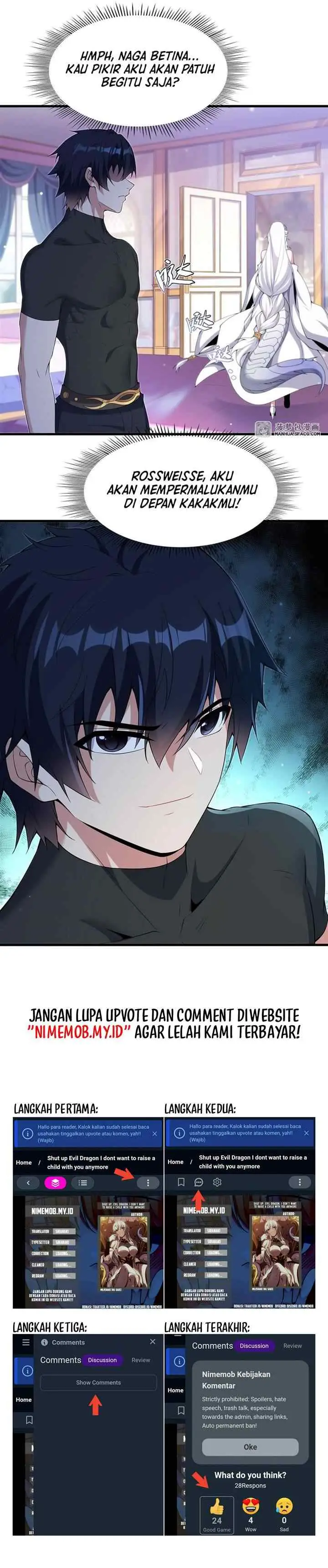 Shut Up, Evil Dragon, I Don't Want to Raise a Child With You Anymore chapter 8 halaman 16