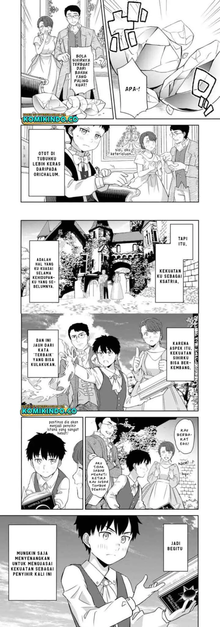 The Reincarnated Swordsman With 9999 Strength Wants To Become A Magician! chapter 1 halaman 8
