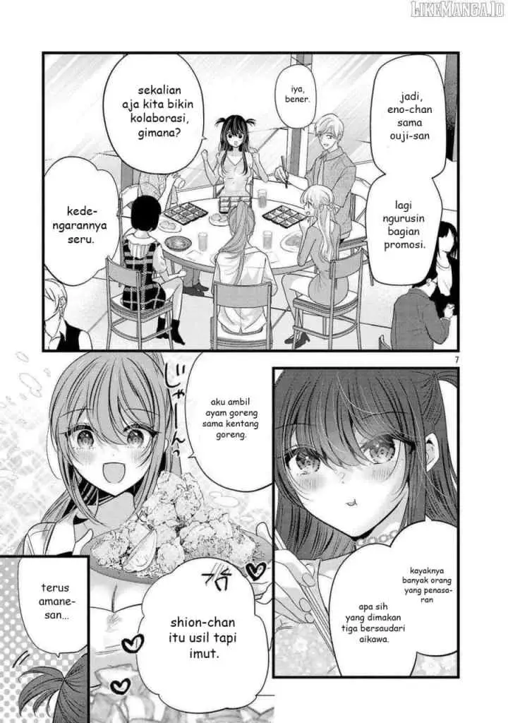 Kimi ni Koisuru Sanshimai chapter 16.5 halaman 8
