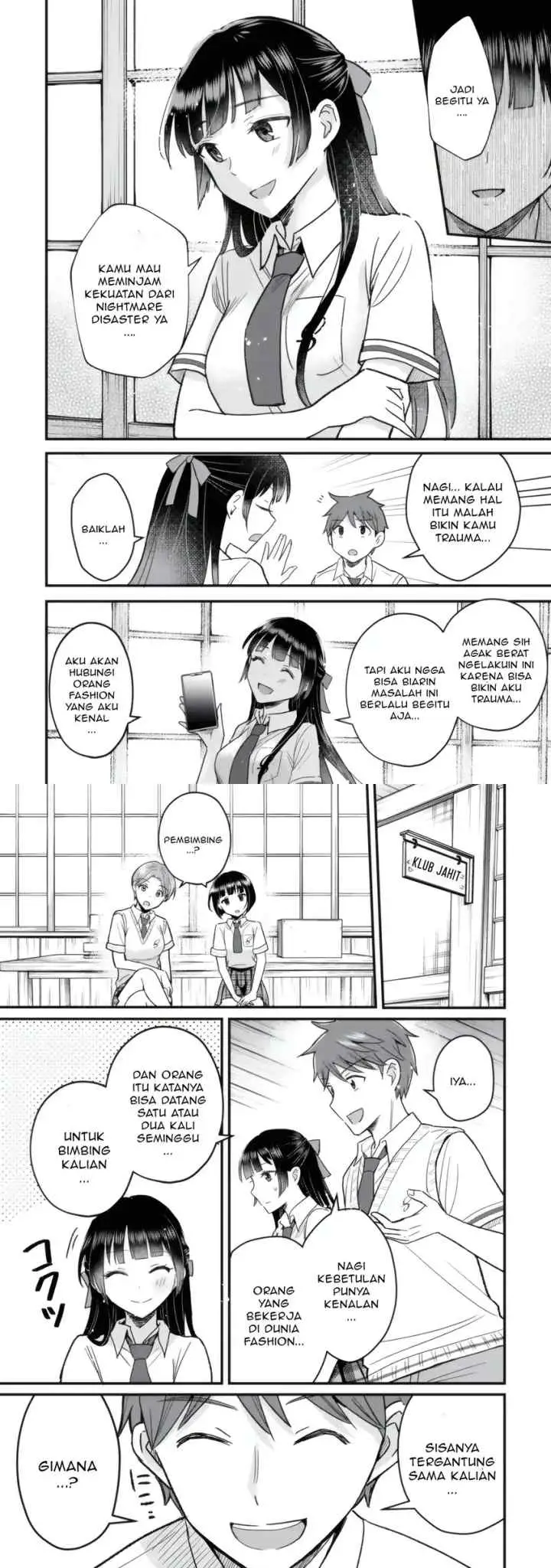 Uchi no Seiso-kei Iinchou ga Katsute Chuunibyou Idol Datta Koto wo Ore Dake ga Shitteiru chapter 5.2 halaman 8