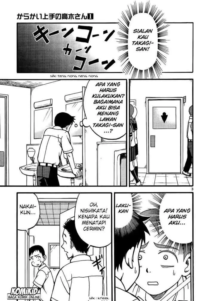 Karakai Jouzu no Takagi-san chapter 3 halaman 4